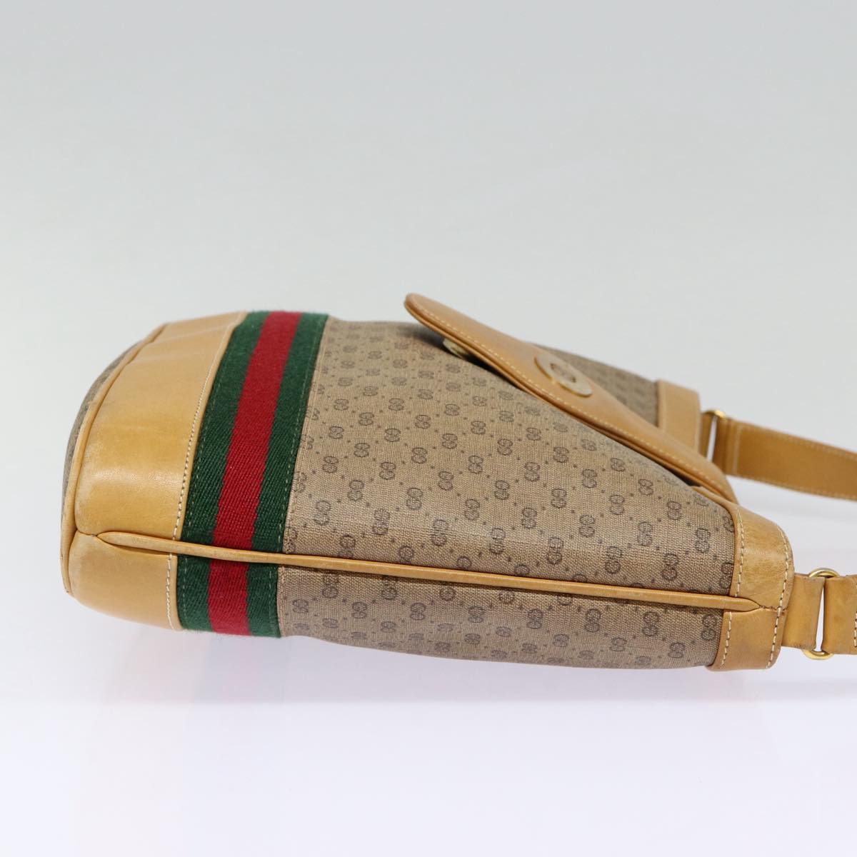 Gucci Micro GG Canvas Web Sherry Line Crossbody