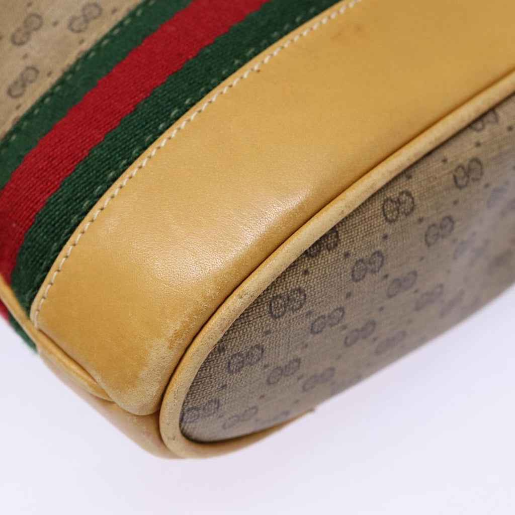 Gucci Micro GG Canvas Web Sherry Line Crossbody