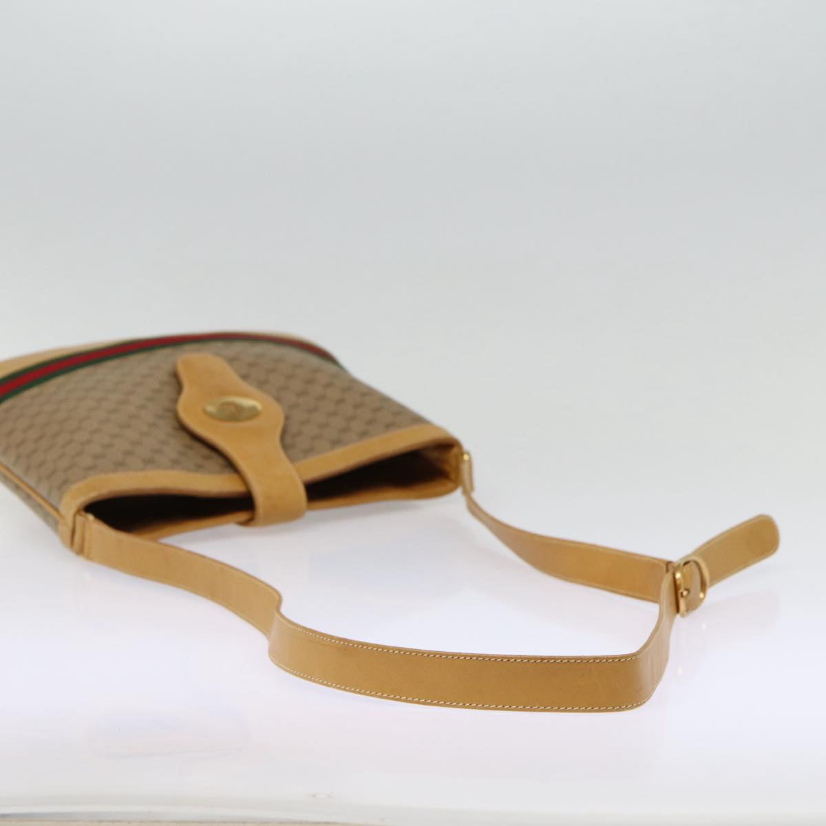 Gucci Micro GG Canvas Web Sherry Line Crossbody