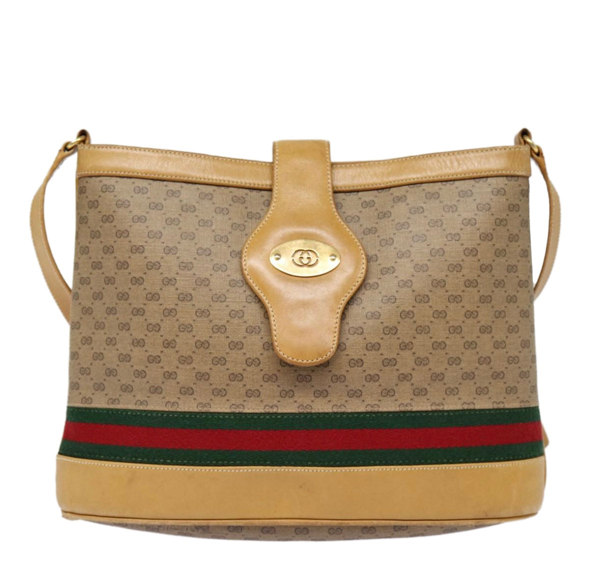 Gucci Micro GG Canvas Web Sherry Line Crossbody