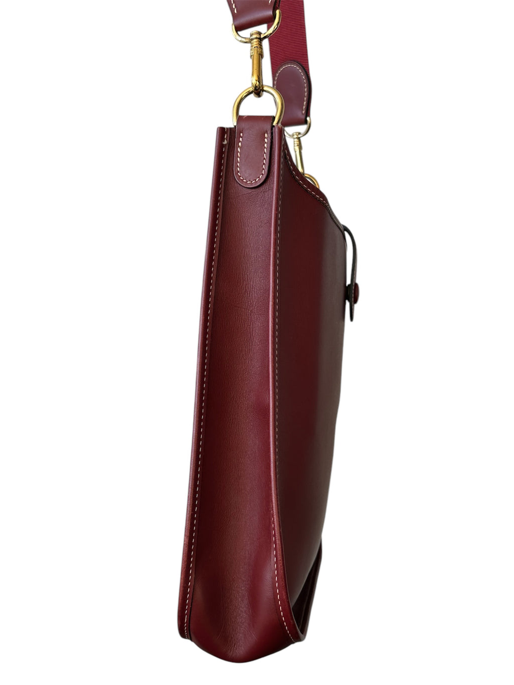 Hermes Evelyn 1 PM Box Calf Leather Bordeaux