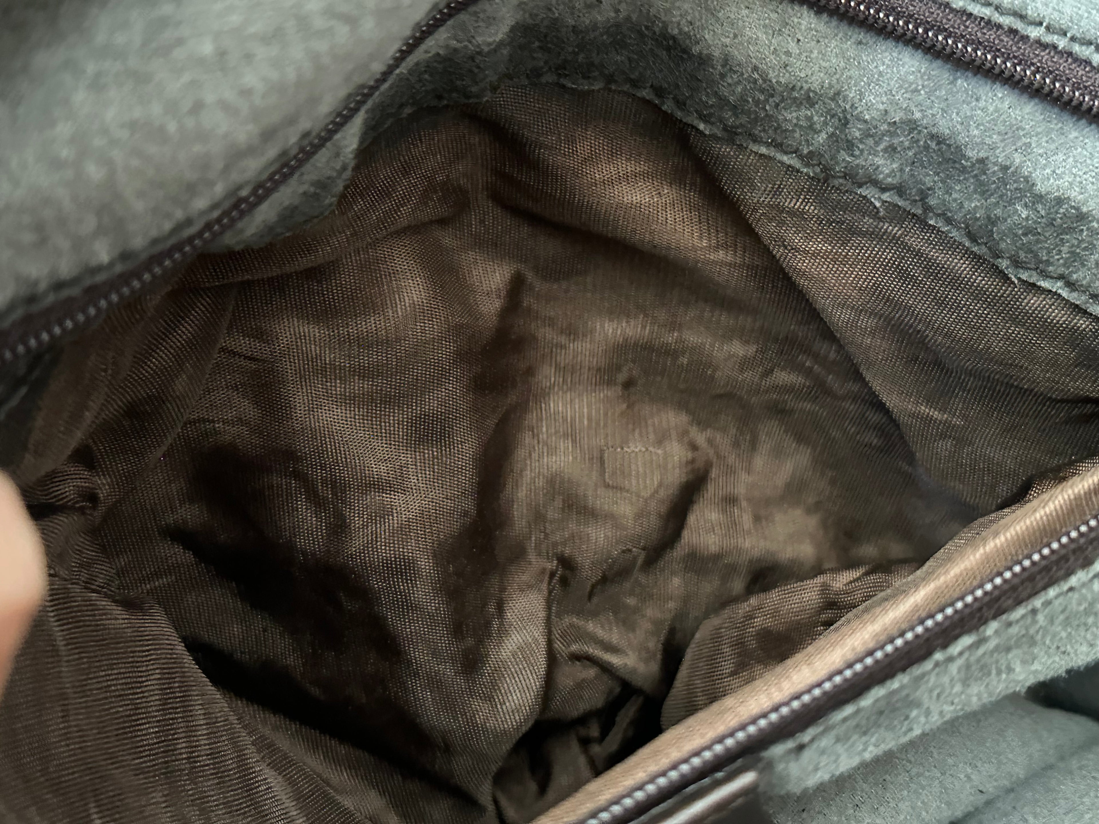 Gucci Bamboo Handle Large Leather Bag With Strap