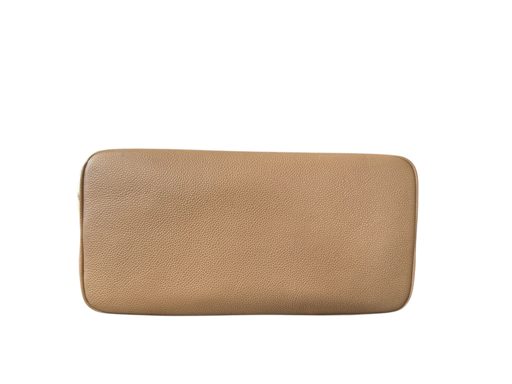 Chanel Classic Gold Medallion CC Quilted Caviar Leather Tote Bag