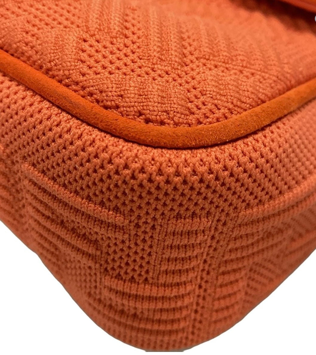 Fendi Baguette Chain Strap Orange