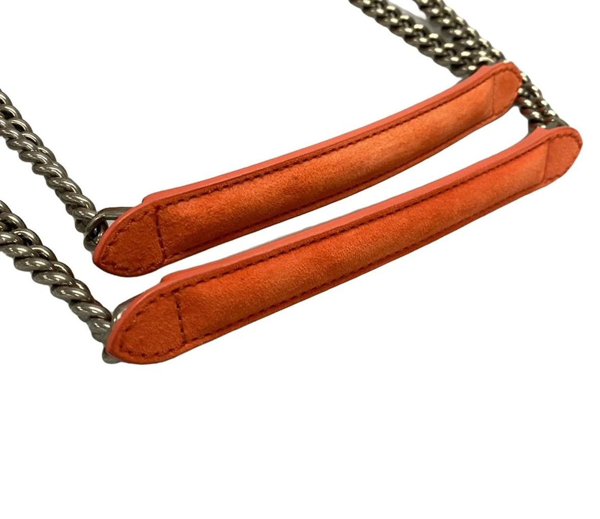 Fendi Baguette Chain Strap Orange