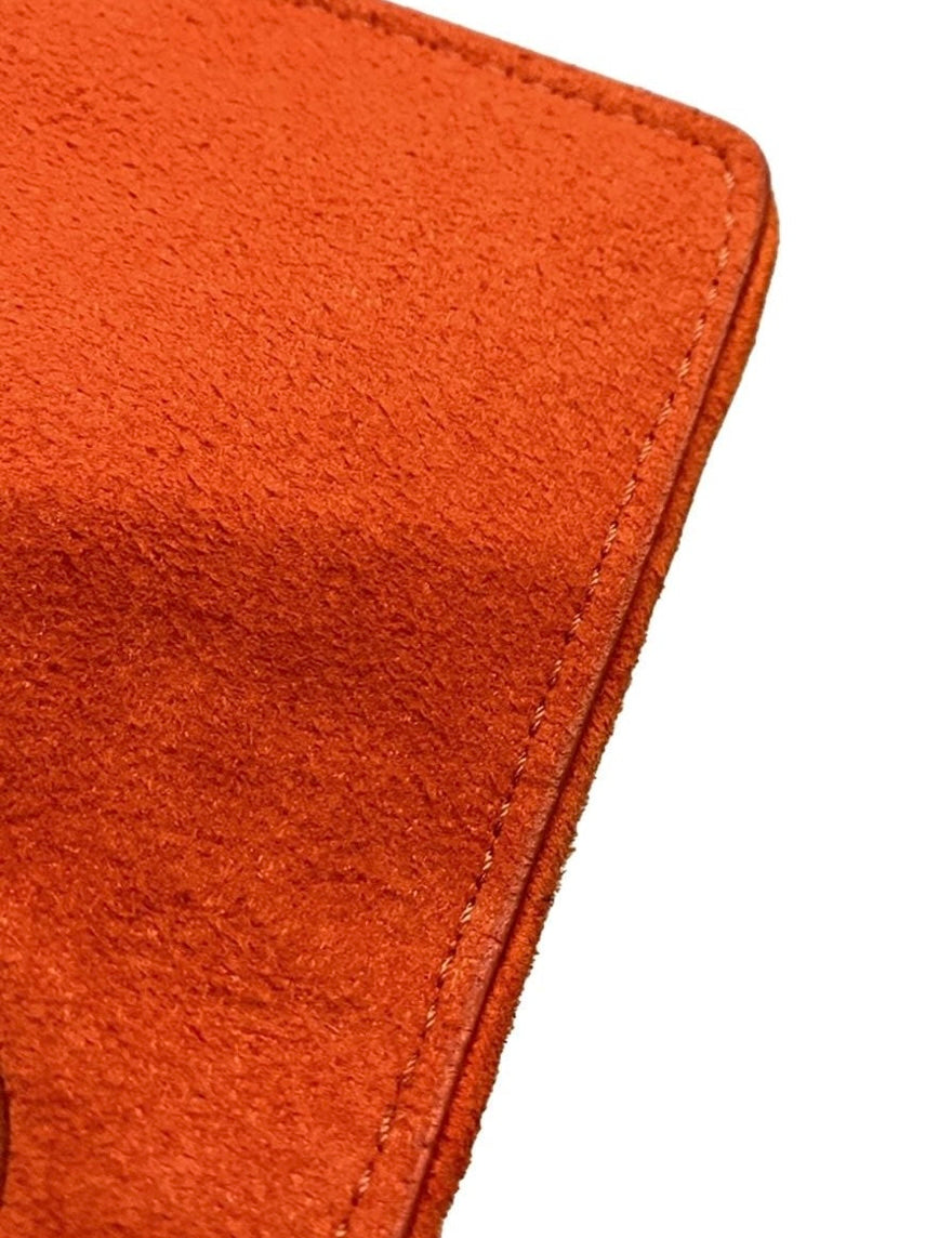 Fendi Baguette Chain Strap Orange