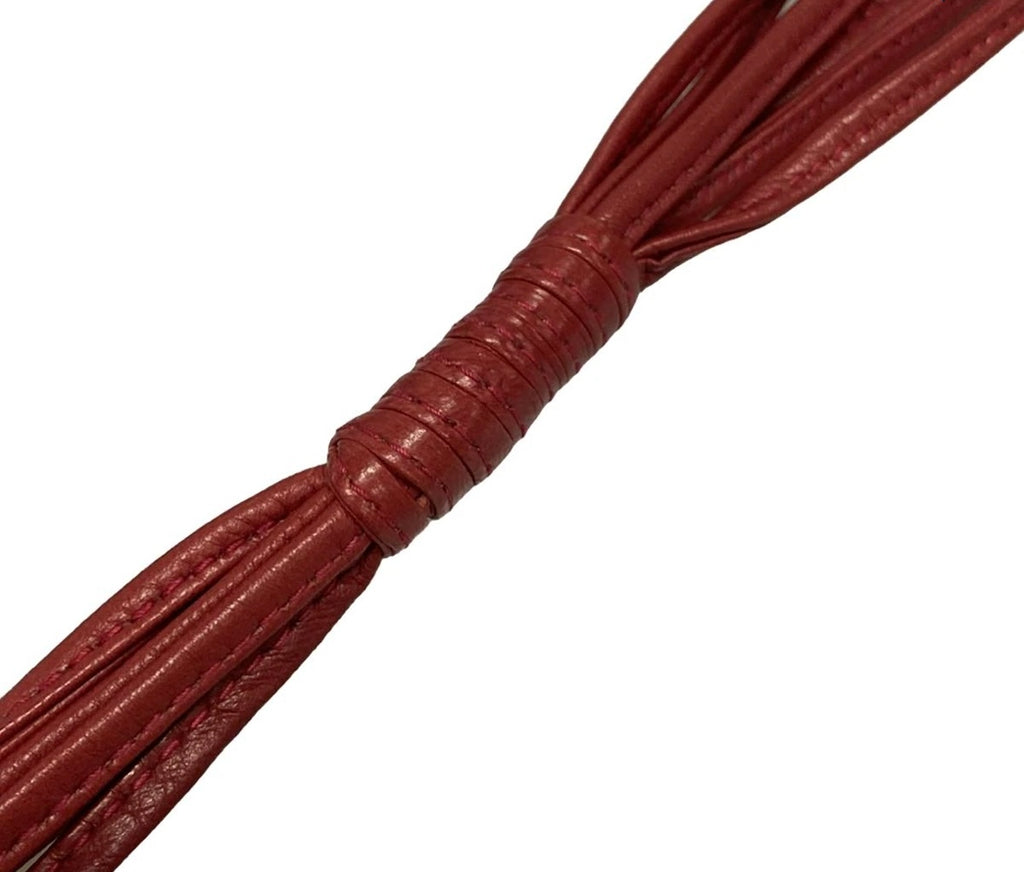 Chanel Vintage Matelasse Shoulder Bag Lambskin Leather Red