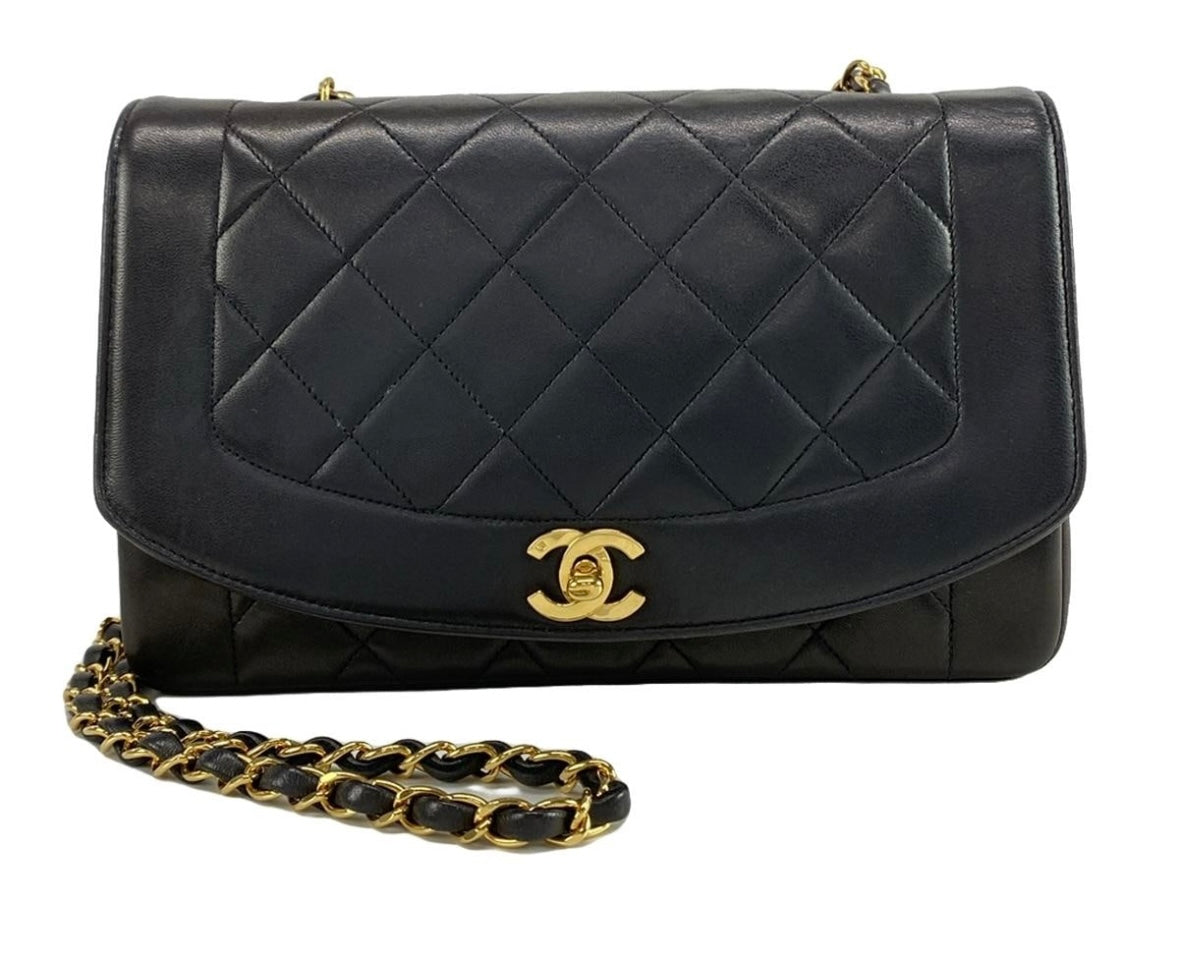 Chanel Diana Bag Vintage Lambskin Leather