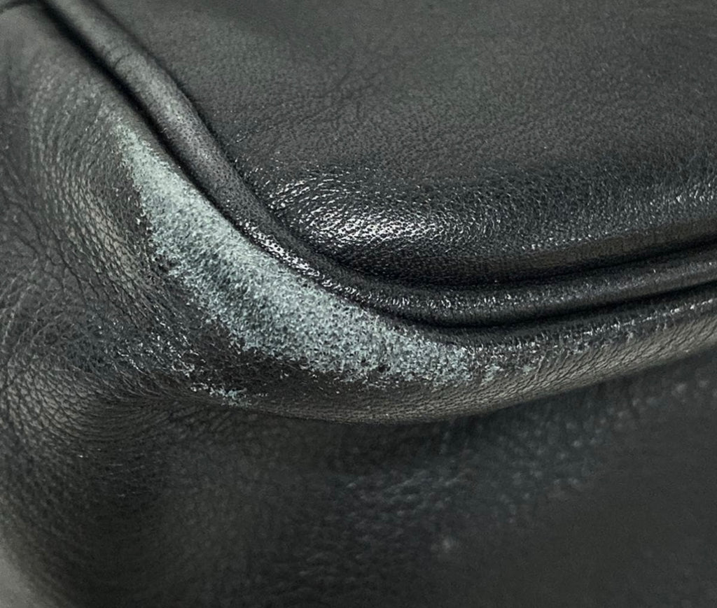 Loewe Black Leather Messenger Bag