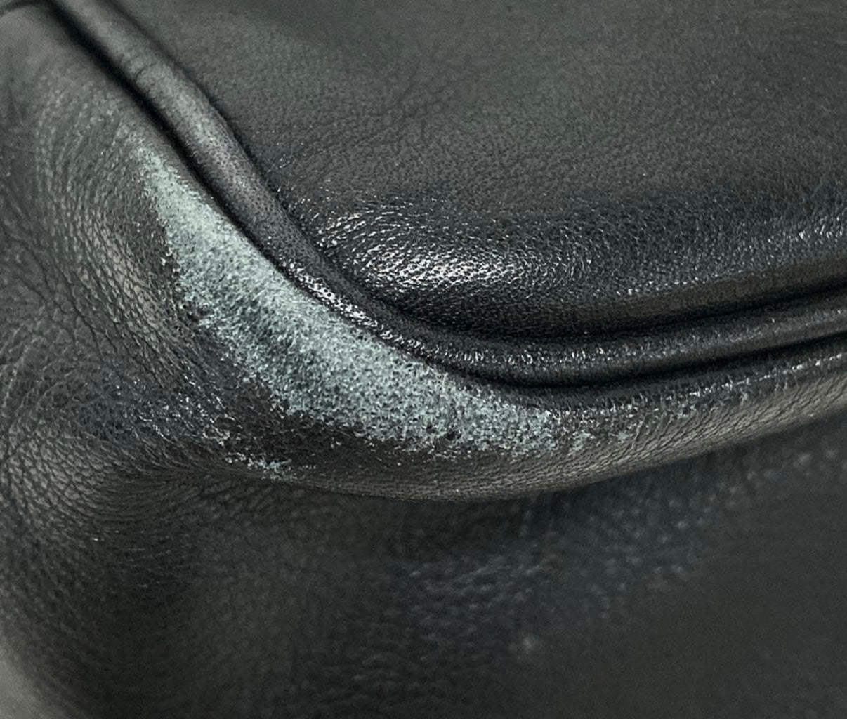 Loewe Black Leather Messenger Bag