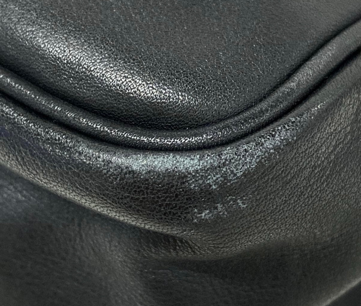 Loewe Black Leather Messenger Bag