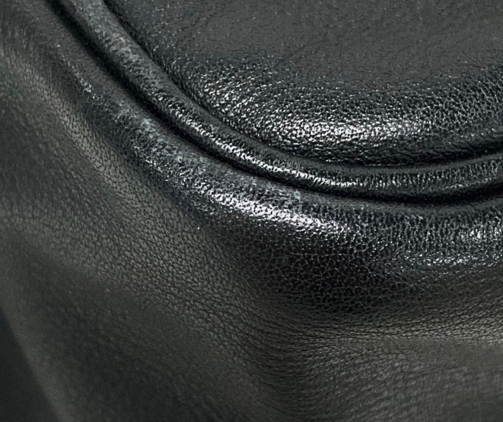 Loewe Black Leather Messenger Bag