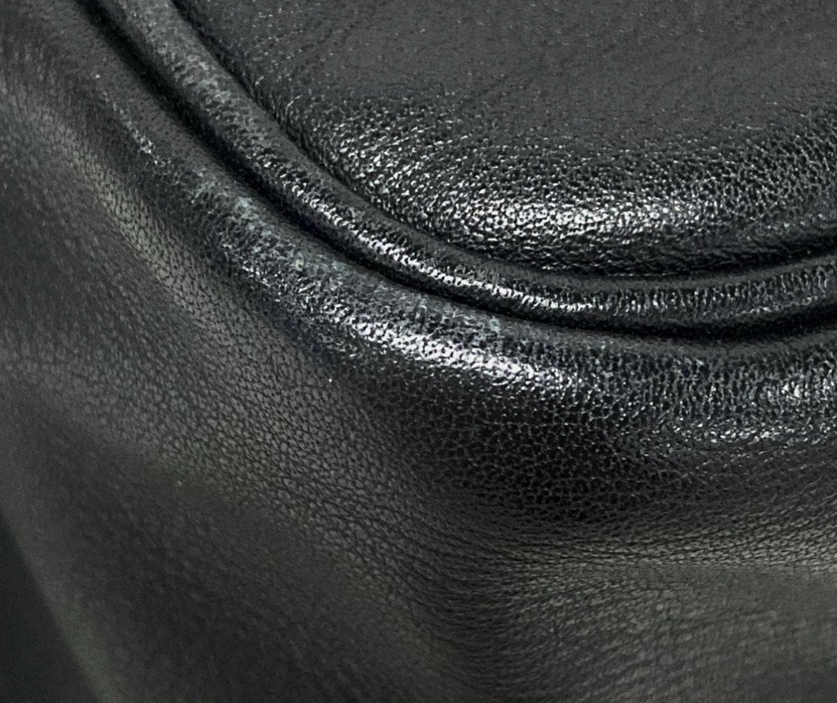 Loewe Black Leather Messenger Bag