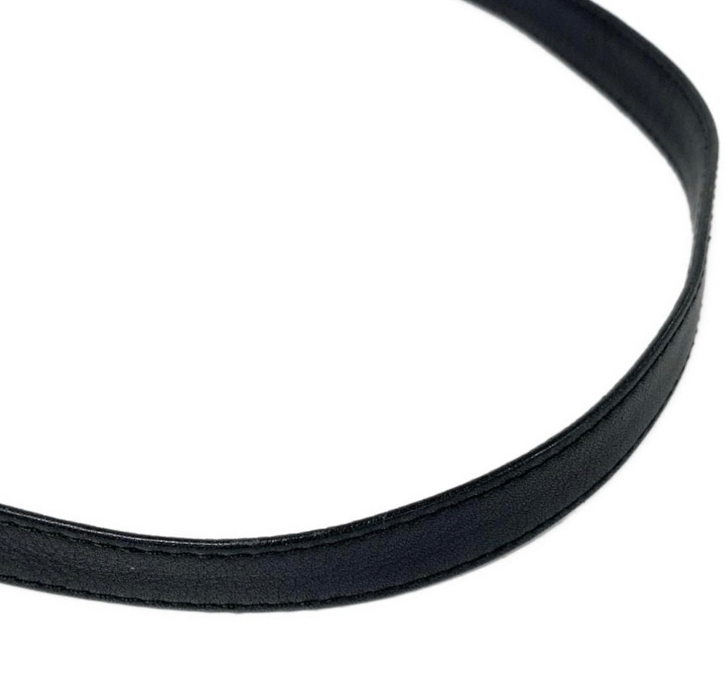 Loewe Black Leather Messenger Bag