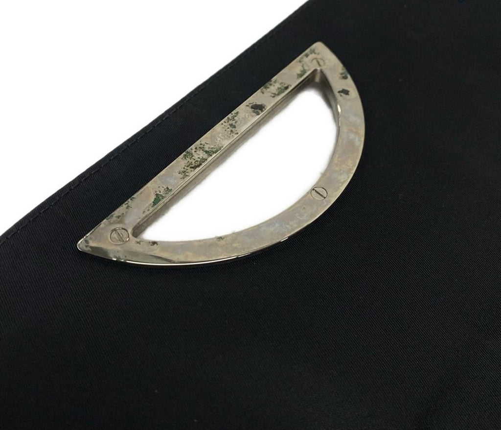 Christian Dior Maris Pearl Brown Patent Leather Shoulder Bag