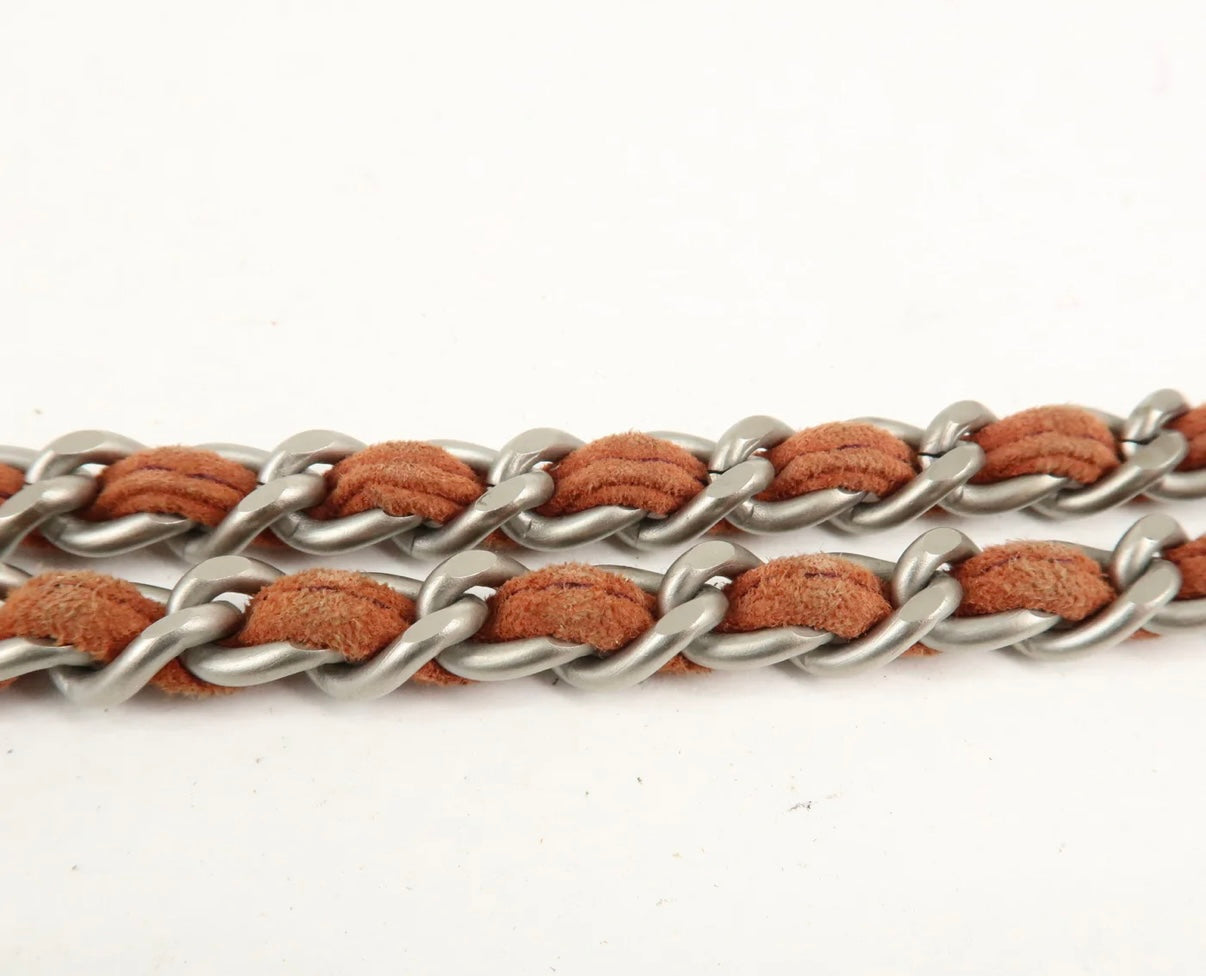 Chanel COCO Mark Suede Mini Bag Beige/Pink/Brown