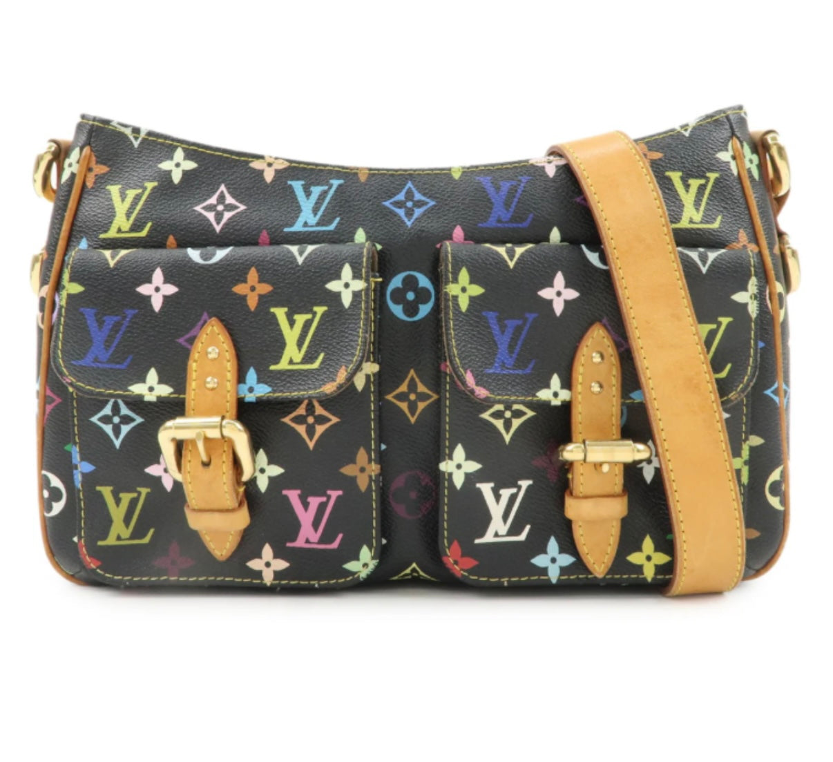 Louis Vuitton Monogram Multicolour Lodge GM Bag Vintage Takashi Murakami Collection