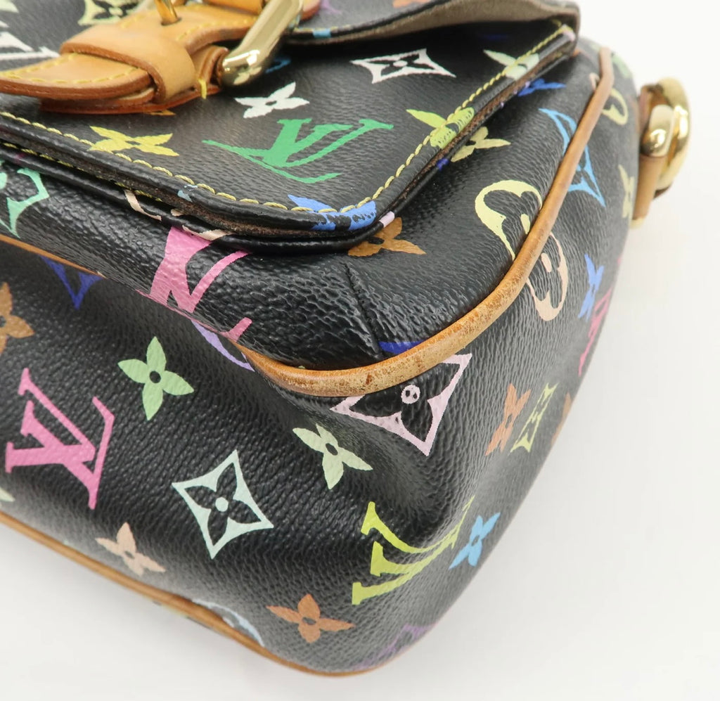 Louis Vuitton Monogram Multicolour Lodge GM Bag Vintage Takashi Murakami Collection