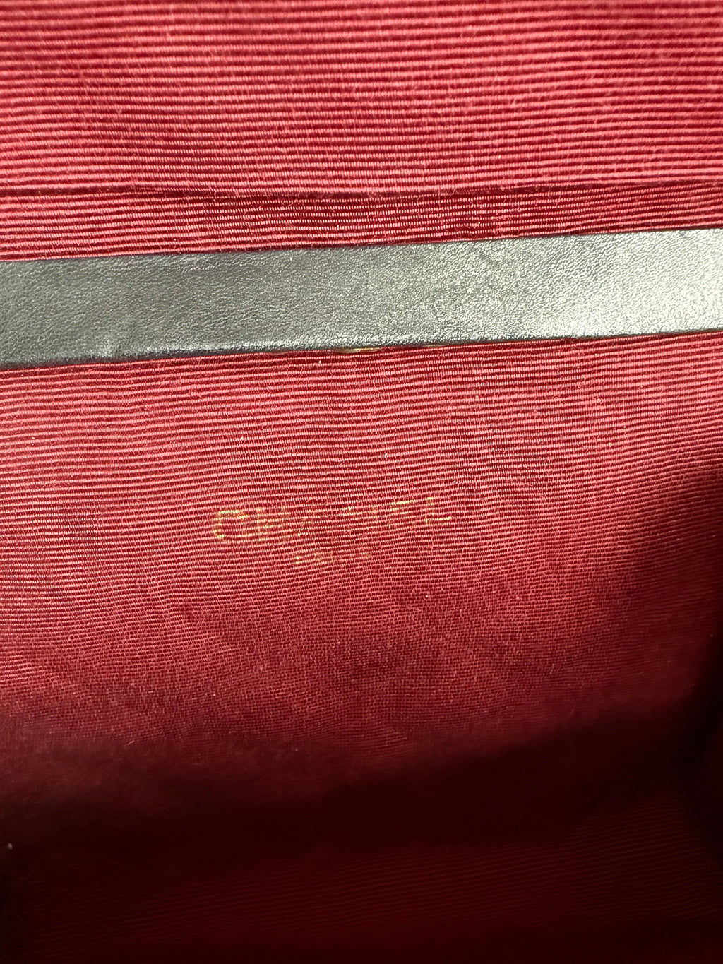 Chanel Vintage CC Mini Pushlock Quilted Lambskin Leather Chain Crossbody