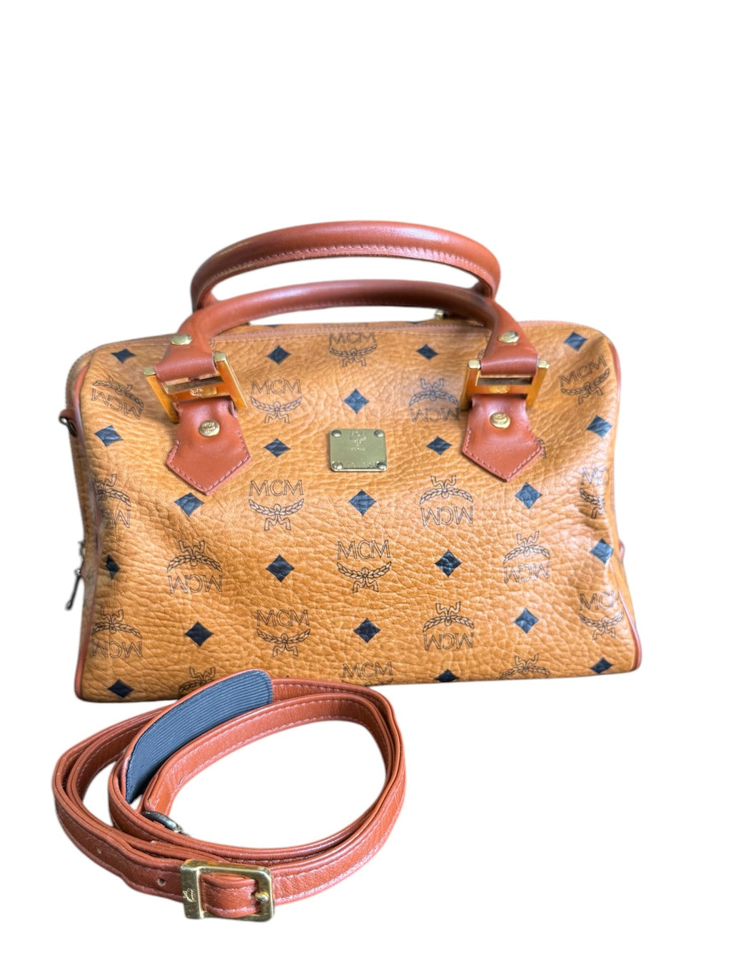 MCM Boston Bag With Strap