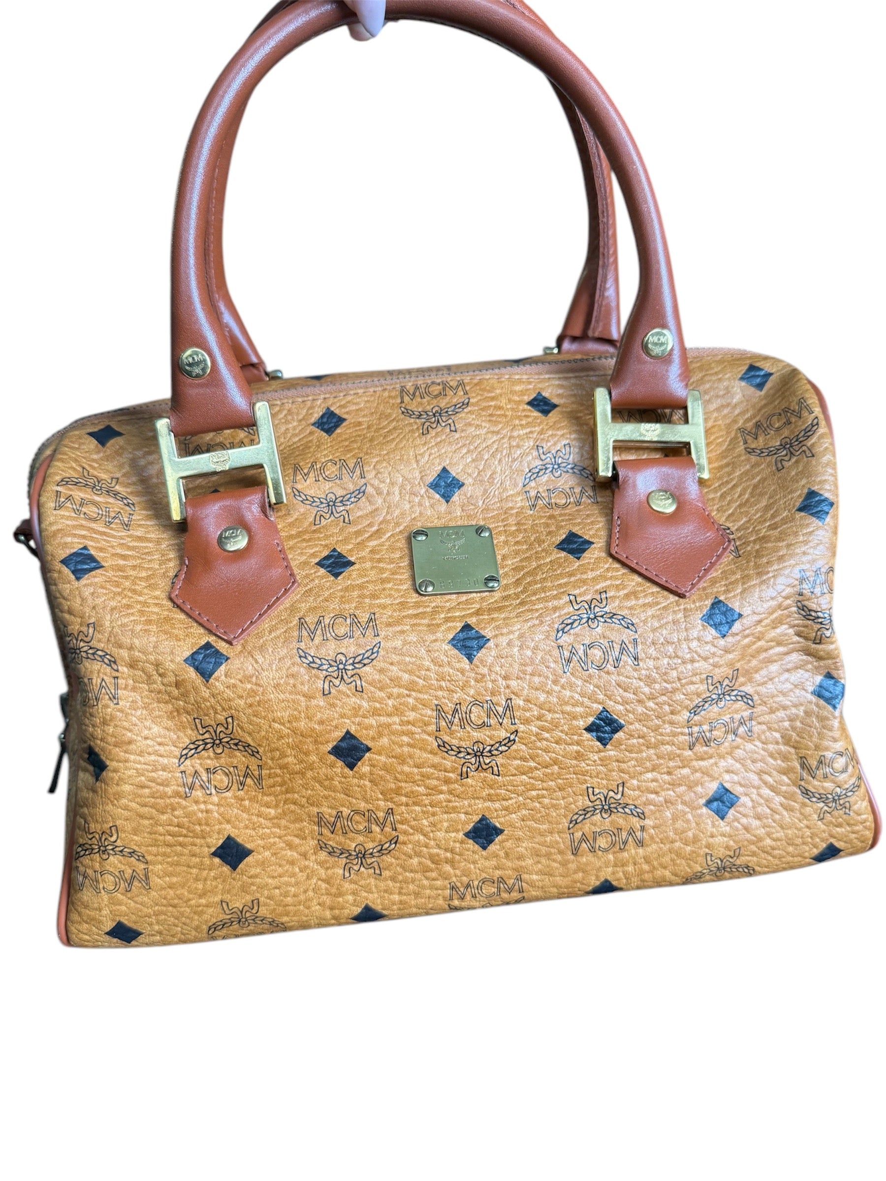 MCM Boston Bag With Strap