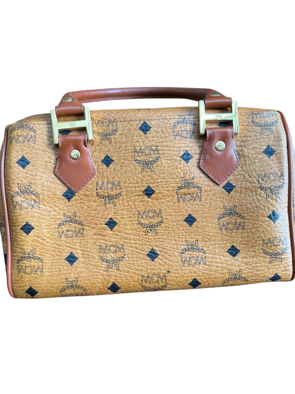 MCM Boston Bag With Strap