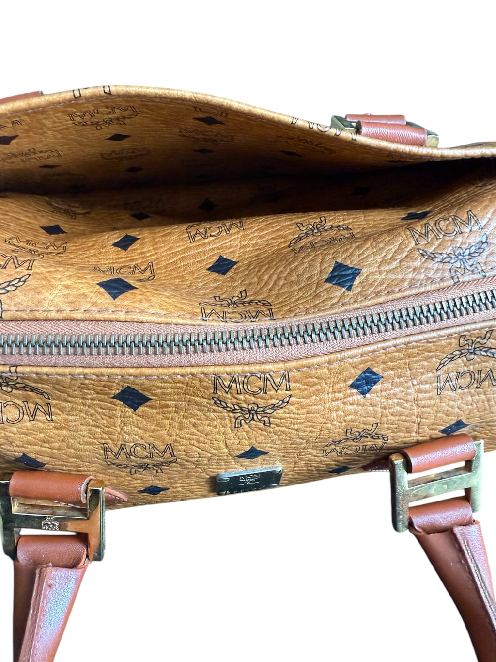 MCM Boston Bag With Strap