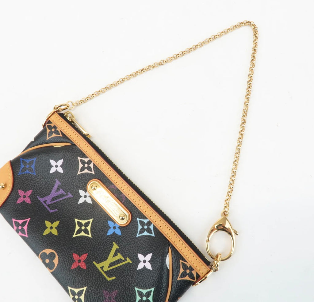 Louis Vuitton X Takashi Murakami Vintage Multi Colour Milla MM Pochette
