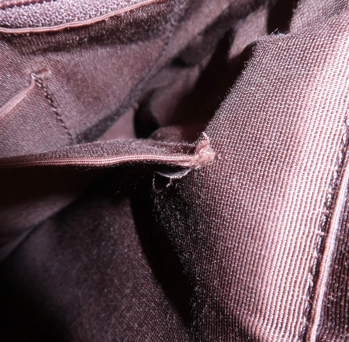 Burberry Suede Leather Hand Bag Brown