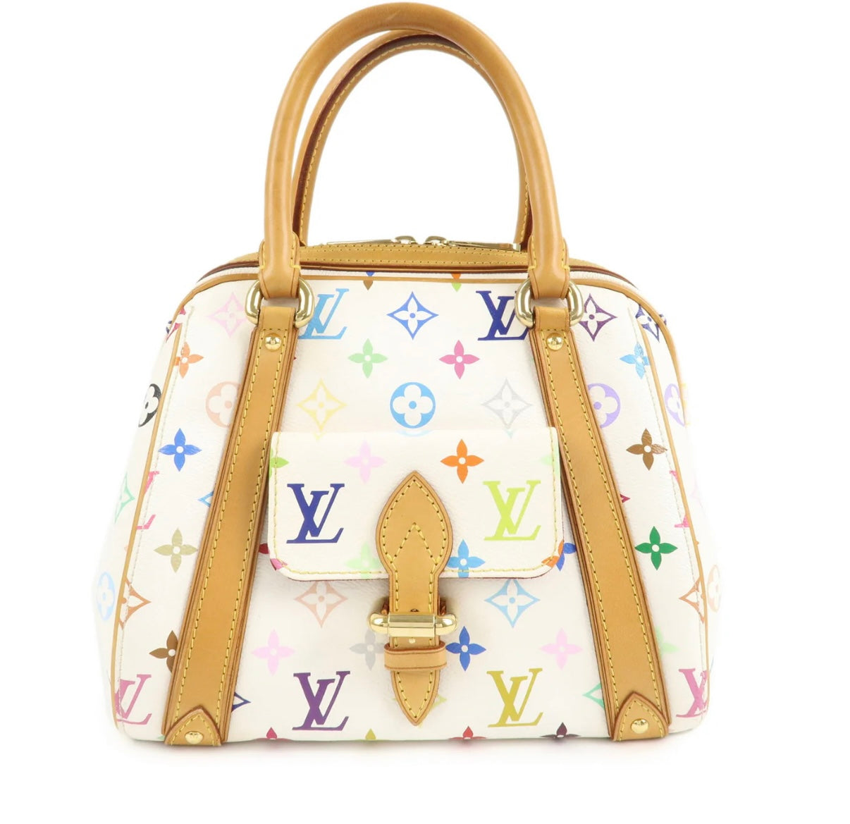Louis Vuitton X Takashi Murakami Multi Colour Priscilla Bag